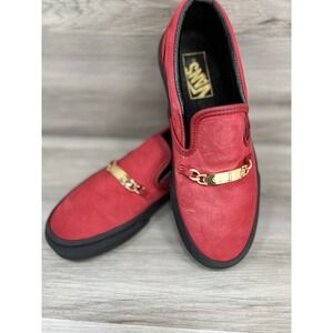 Vans Classic Slip On Vans Id Chili Pepper  Skate Shoes Size Men's 5‎ Women's 6.5